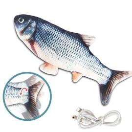 Poisson électrique qui remue, poisson flottant réaliste, jouet électrique  réaliste en peluche pour chat, jouet interactif amusant à mâcher pour chat