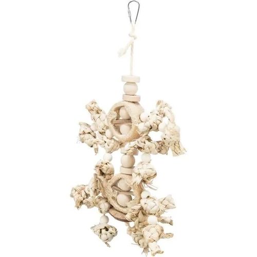 Jouet Pour Oiseaux Feuilles De Bananier/Bois/Luffa Trixie