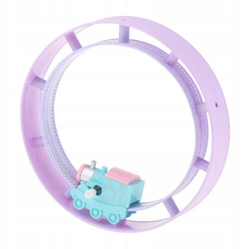 Jouet Pour Rails De Chemin De Fer, Train Tournant Dans Une Horloge