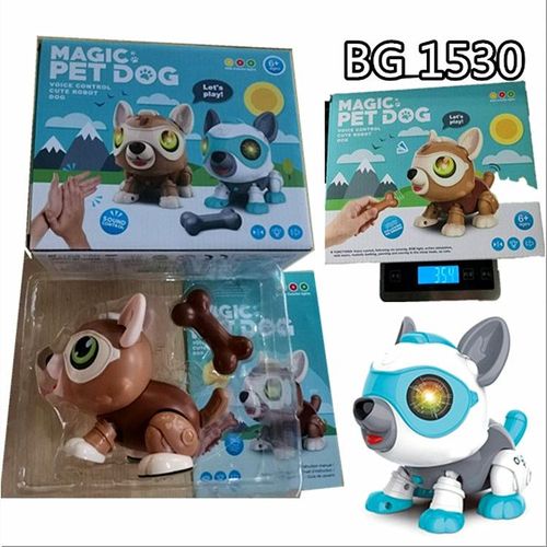 Jouet Robot Intelligent Pour Chien, Contrle Vocal Interactif Intelligent Pour Enfants, Chiot, Capteur Tactile Intelligent ducatif, Jouet Robot lectronique