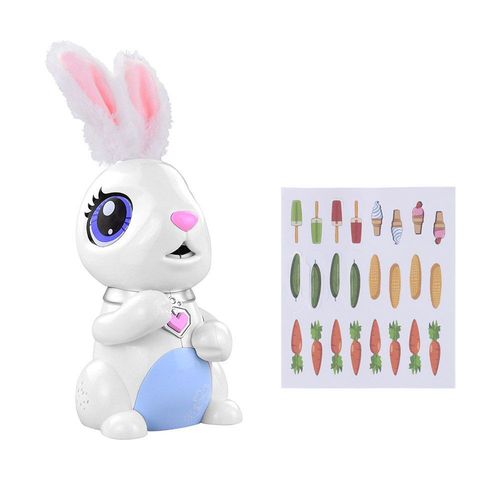 Jouet Robot Lapin Affam, Robot lectronique Interactif, Cadeau Pour Enfants, Nourriture, Musique