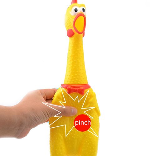 Jouet Sonore De Poulet  Presser, Jouet Amusant Pour Animaux De Compagnie, Chien, Outil De Dcompression, vent, Cadeau Pour Enfants