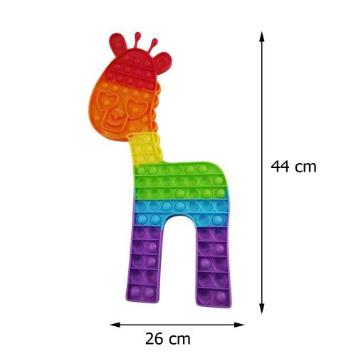 Jouets Anti-Stress Girafe Push Bubble Fidget, Planche De Compression Des Doigts, Jeu Interactif Pour Enfants Et Adultes, Jouet Sensoriel #20