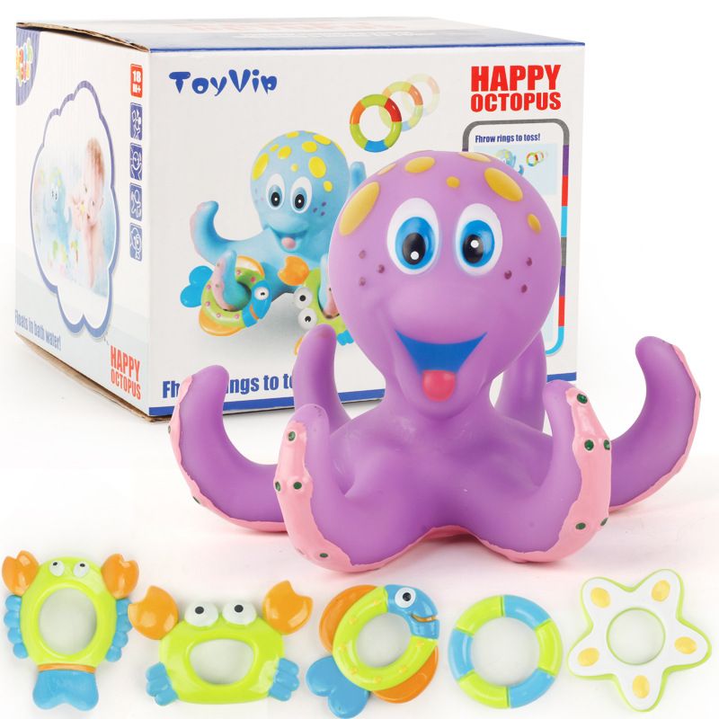 Jouets Classiques Jouer Jouets Deau Drole Anneau Flottant Lancer Jeu Baignoire Bain Piscine Jouet Pour Enfants Bebe Enfants Cadeau Rakuten