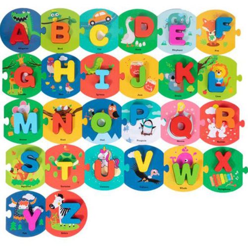 Jouets D'apprentissage De L'alphabet Pour Les Tout-Petits, Puzzle De Lettres, Planche  Rainures, Comptences En criture, Formation ducative, Jeux Assortis Montessori Abc