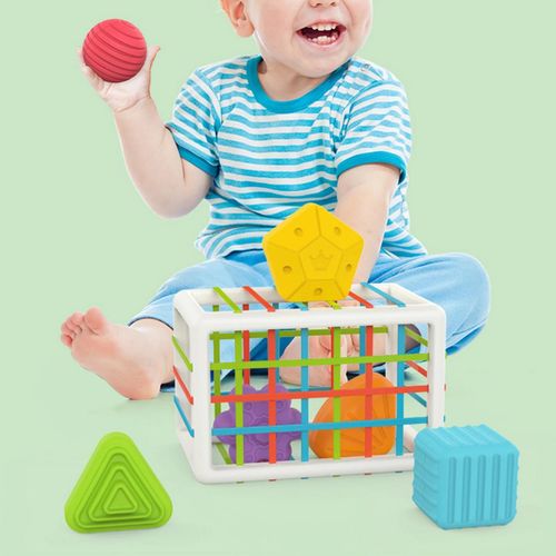 Jouets D'entranement Arc-En-Ciel Rsistance Aux Chocs Capacit D'utilisation Matriaux Srs Dveloppement Intellectuel Jouet Pour Bb Pour Enfants