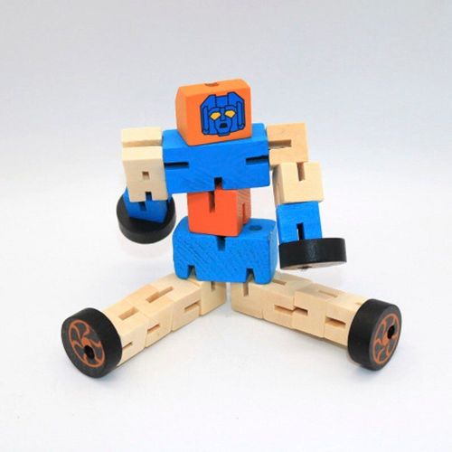 Jouets D'explosion En Bois Pour Enfants, Bricolage, Assemblage De Personnes, Dformation, Robot En Bois, Mains, Jeu De Briques ducatives, Modle De Jouets Pour Enfants G