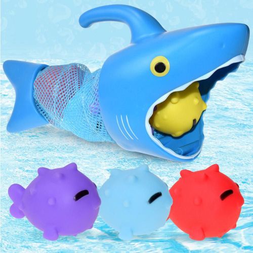 Jouets De Bain Colors Pour Bb, Baignoire En Scurit, Intressant, Poisson Requin, Jouer Dans L'Eau, Pche Au Requin En Trois Dimensions
