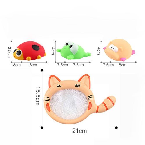 Jouets De Bain De Pche En Forme De Chat, Pulvrisation D'Eau, Animaux Flottants, Baignoire Douche, Jouet D'Eau De Natation Pour Bbs Et Tout-Petits