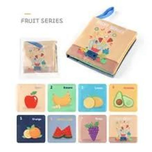 Jouets De Nettoyage Montessori Pour Bb, Drapeau Tactile 3d, Grands Abonns, Livre Sensoriel, Apprenticumbria Prcoce, Pour Enfants-Fruit