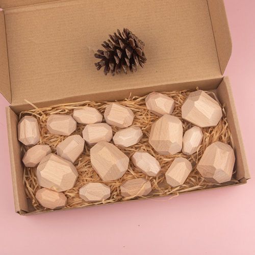 Jouets En Bois Pour Enfants, Pierre De Jenga Arc-En-Ciel, Bloc De Construction, Jouet ducatif Cratif, Jeu  Empiler, Cadeau