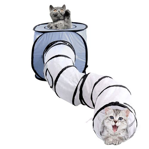 Jouets En Forme De Tunnel De Chat | Animaux Domestiques, Tubes De Jeu Avec Boule, Chaton Pliable, Chien Chiot Lapin, Jeu Chat Tunnel De Tubes, Jouet Chat