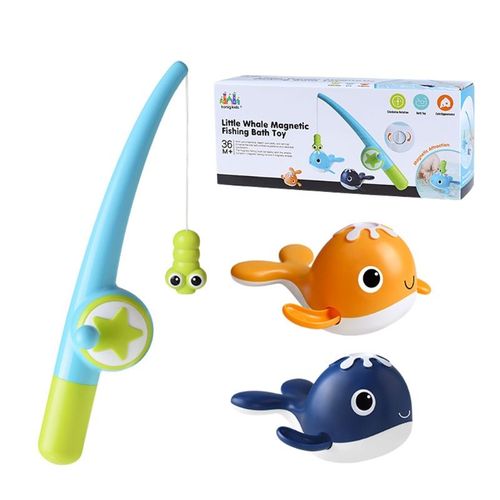 Jouets Flottants De Bain Avec Pche Magntique, Baleine  Enrouler Avec Filet, Cadeau Cratif Pour Tout-Petits 3-8 D5qa