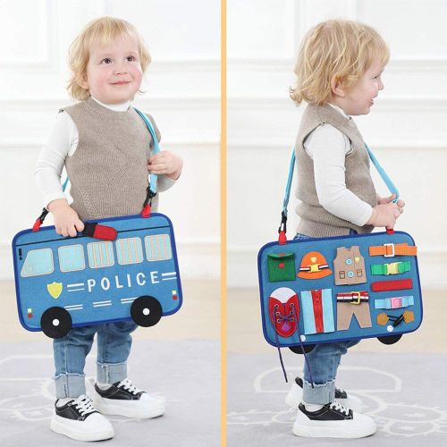 Jouets Montessori Pour Enfants, Planche Pour Bb Occup, Boucle D'entranement, Planche Sensorielle ducative Essentielle Pour Les Tout-Petits, Dveloppement De L'intelligence