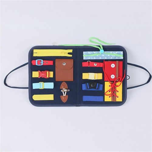Jouets Montessori Pour Enfants, Planche Pour Bb Occup, Entranement  Boucle, Planche Sensorielle ducative Essentielle Pour Tout-Petits, Jouet De Dveloppement De Ntelligence