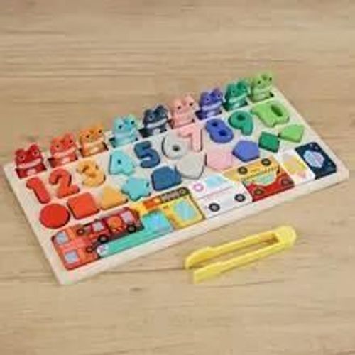 Jouets Montessori Pour Tout-Petits, Correspondance Des Formes Et Des Chiffres, Jeu De Pche, Puzzle D'animaux, Exercice De Motricit Fine Pour Garons Et Filles-Vehicle