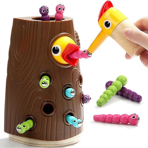 Jouets Nourrissant Les Oiseaux Avec Des Insectes - Un Jouet Magntique Adapt Aux Filles Et Aux Garons gs De 2, 3 Et 4 Ans