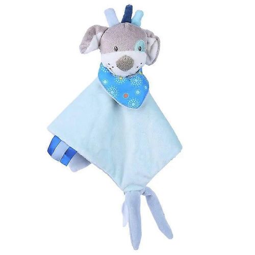 Jouets Pour Bbs : Hochet En Peluche, Lapin Mignon, Jeux Pour Bbs, Couverture En Peluche Douce, Animaux En Peluche, Serviette, Poupe, Jouets Pour Bbs De 0  12 Mois-Chien Bleu