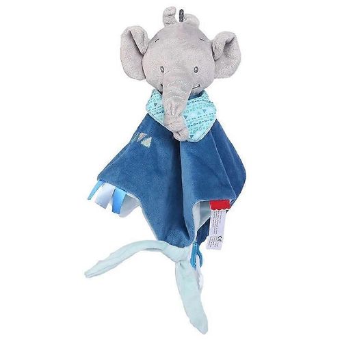 Jouets Pour Bbs : Hochet En Peluche, Lapin Mignon, Jeux Pour Bbs, Couverture En Peluche Douce, Animaux En Peluche, Serviette, Poupe, Jouets Pour Bbs De 0  12 Mois-lphant Bleu