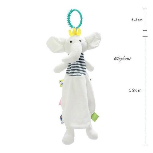 Jouets Pour Bbs : Hochet En Peluche, Lapin Mignon, Jeux Pour Bbs, Couverture En Peluche Douce, Animaux En Peluche, Serviette, Poupe, Jouets Pour Bbs De 0  12 Mois-lphant Cm045