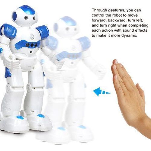 Jouets Robots Rc Bleus Programmables  Dtection De Gestes Pour Enfants - Amusement Rechargeable !