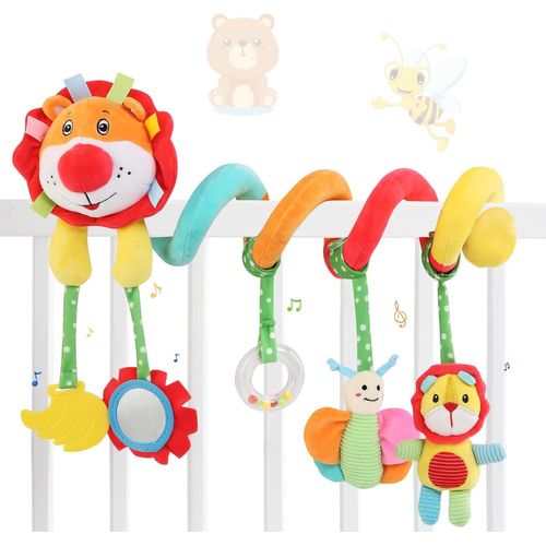 Jouets Suspendus Spirale Pour Bbs, Bb Jouet De Poussette, Jouet En Peluche Spirale, Jouets Pour Bbs, Lit Suspendu Jouet, Prcoce Jouet En Spirale D'activit Pour Filles Garons.[G1001]