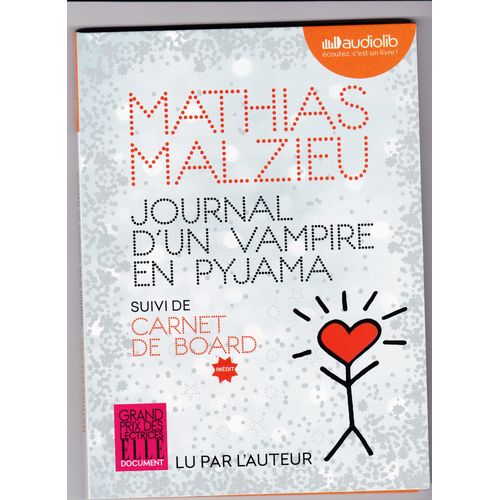 Journal D'un Vampire En Pyjama   de Mathias Malzieu 