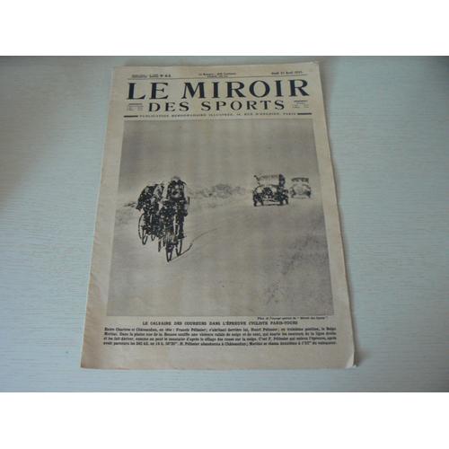 Journal Le Miroir Des Sports N48 21 Avril 1921 Paris Tours