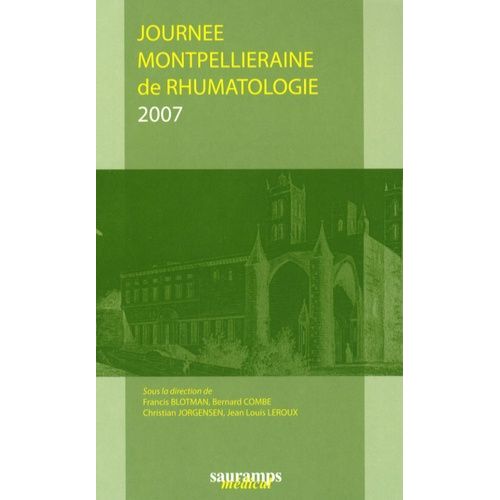 Journe Montpelliraine De Rhumatologie    Format Broch 