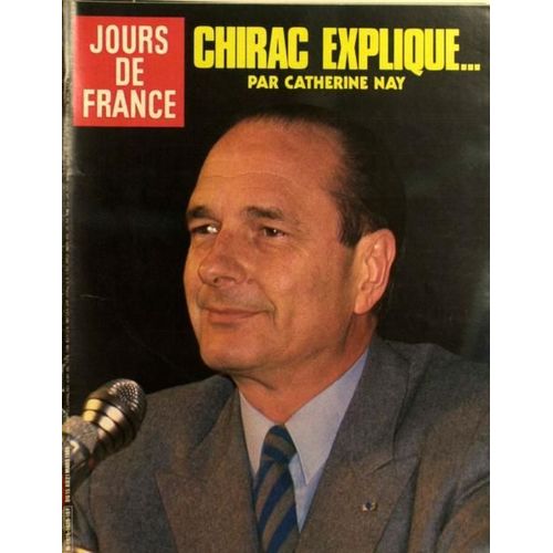 Jours De France N 1628 Du 15/03/1986 - Chirac Explique... Par Catherine Nay. Jacques Chirac En Campagne Johnny Hallyday Julia Migenes-Johnson La Fille De Reagan Dit Tout Le Jubile D'hassan Ii Le Pastel - L'honneur Au Louvre Le Raffinement Des Ro...