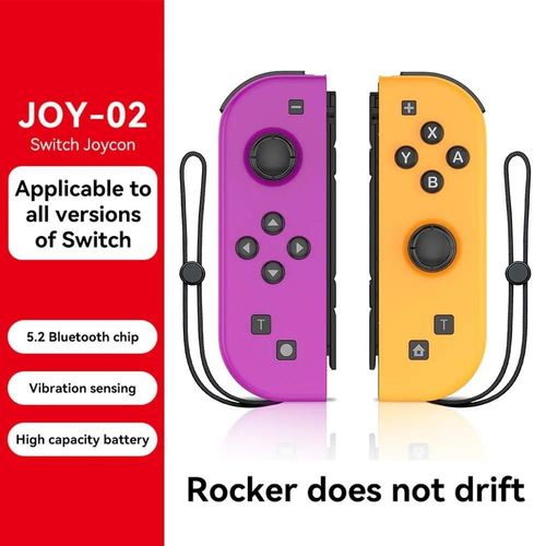 Joycons  Contrleur Pour Nintendo Switch/Ios/Android/Pc, Jeu Vido Sans Fil, Console De Contrle Trubo, Joystick Avec Bluetooth 2pc