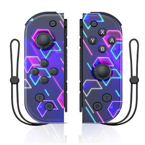 Joycons Manette De Jeu Pour Nintendo Switch/Ios/Android/Pc Contrleur Sans Fil Bluetooth Joystick Avec Consoles De Jeux Vido Trubo Rveil E08-03-206