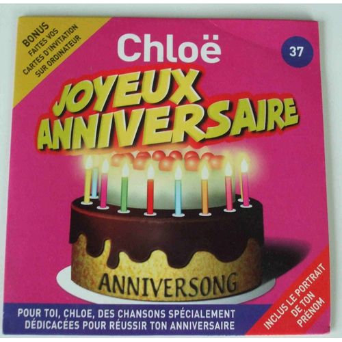 Joyeux Anniversaire Chlo - Anniversong