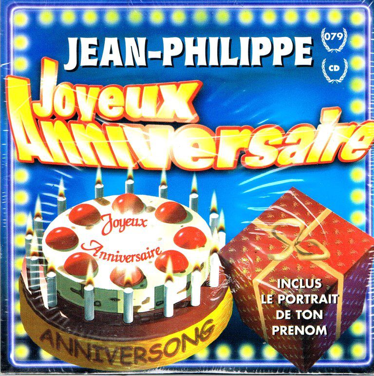 Joyeux Anniversaire Jean Philippe Cd Rakuten