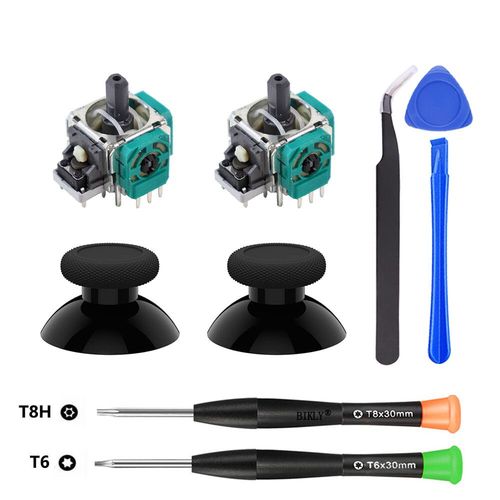 Joystick De Pour Manette Xbox One,Manettes Analogiques 3d,Kit De Pices De Rparation,Accessoire De Tournevis,Xbox Series S,X,T6,T8 - Type 9pcs Set