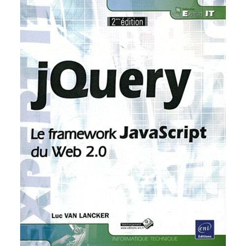 Jquery - Le Framework Javascript Du Web 2.0   de Van Lancker Luc  Format Broch 