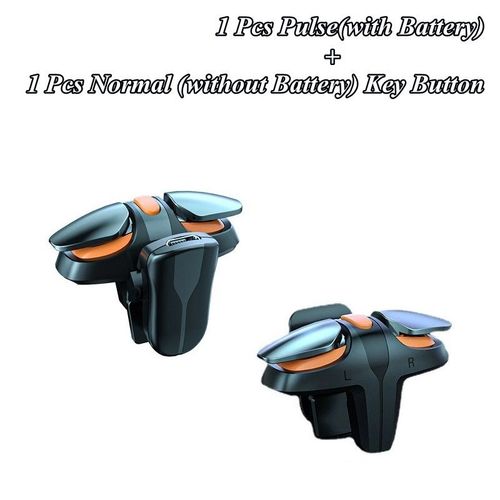 Js68-Type 2 - Alliage S-03 + Abs Gamepad Game Cooler Pour Pubg L1 R1 Fire Shooting Gaming Joystick Trigger Button Pour Ios Android Games Accessrespiration