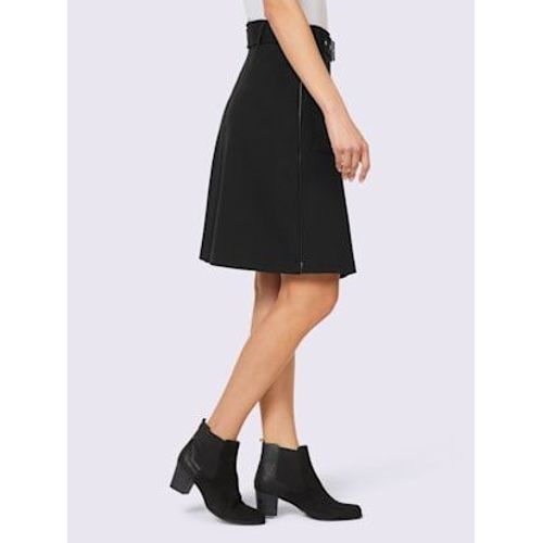 Jupe En Jersey Belle Qualit Interlock - Rick Cardona - Noir