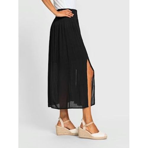 Jupe Pure Viscose - - Noir