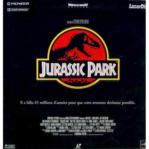 Jurassic Park Laserdisc de Steven Spielberg