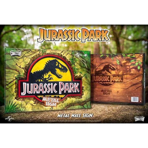 Jurassic Park - Panneau Dcoratif Mtal '46x31cm'