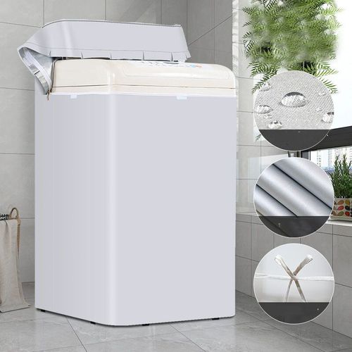 Juste de Machine  Laver tanche,Bande artificiel astique  Charge Suprieure,vaccoir  Chargement Vertical d'vier,Polymres de Poussire,valuation de Revtement - Type [Style-21]-52x53x88cm S