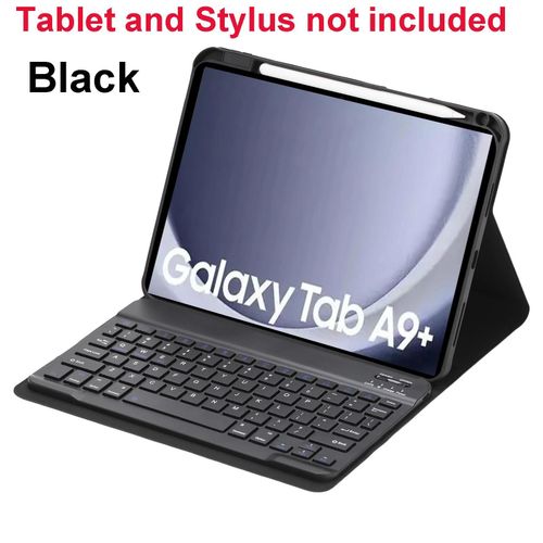 Juste De Support Rotative  360  Pour Samsung Galaxy Tab A9 Plus 11 Pouces, tui Pour Clavier Pour Samsung Tab A9 + 11 Pouces Sm-X210n/X216b-Arabic Keyboard-Black A