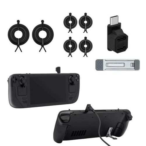 Jys Jys-Sd015 8pcs/Set Kit De Protection Raptor Avec Support Pour Interrupteur / Interrupteur Oled / Commutateur Lite / Steam Deck