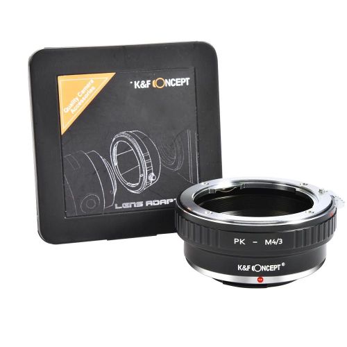 K & F Concept 1Pc bague d'adaptation d'objectif durable pour objectif PK pour appareils photo reflex numriques  monture M4 / 3
