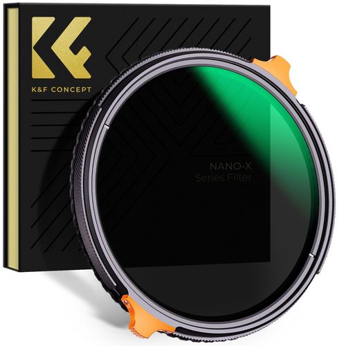 K & F Concept Nano-X Series 2 En 1 Variable Nd + Cpl,Filtre Polarisant Circulaire 37-82mm Nd4  Nd64,Filtre D'objectif D'appareil Photo  Densit Neutre - Type Nd4-64-Cpl-62mm