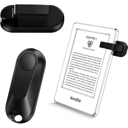 K2 Tlcommande Rf Pour Changement De Page Pour Kindle Ipad Iphone Android Phone Lecture De Romans, Prise De Photos (Dark Black)[HDM5230444]