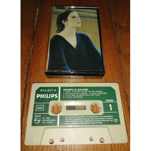 K7 Cassette Audio Isabelle Adjani 