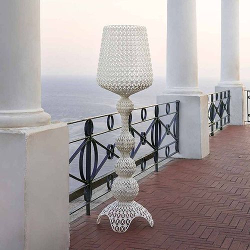 Lampadaire DExtrieur Led Kabuki En Blanc