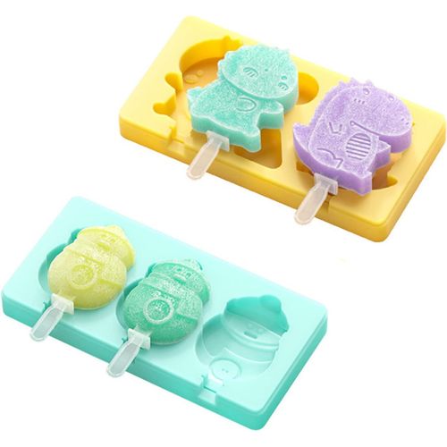Kal-2 Pices Ice Pop Maker, Diy Moule  Popsicles, Rutilisables Ice Cream Module, Rutilisables Ice Cream Module, Diy Rutilisable Popsicle Moules, Sorbet Moule  Popsicle Pour Enfants Et Adultes